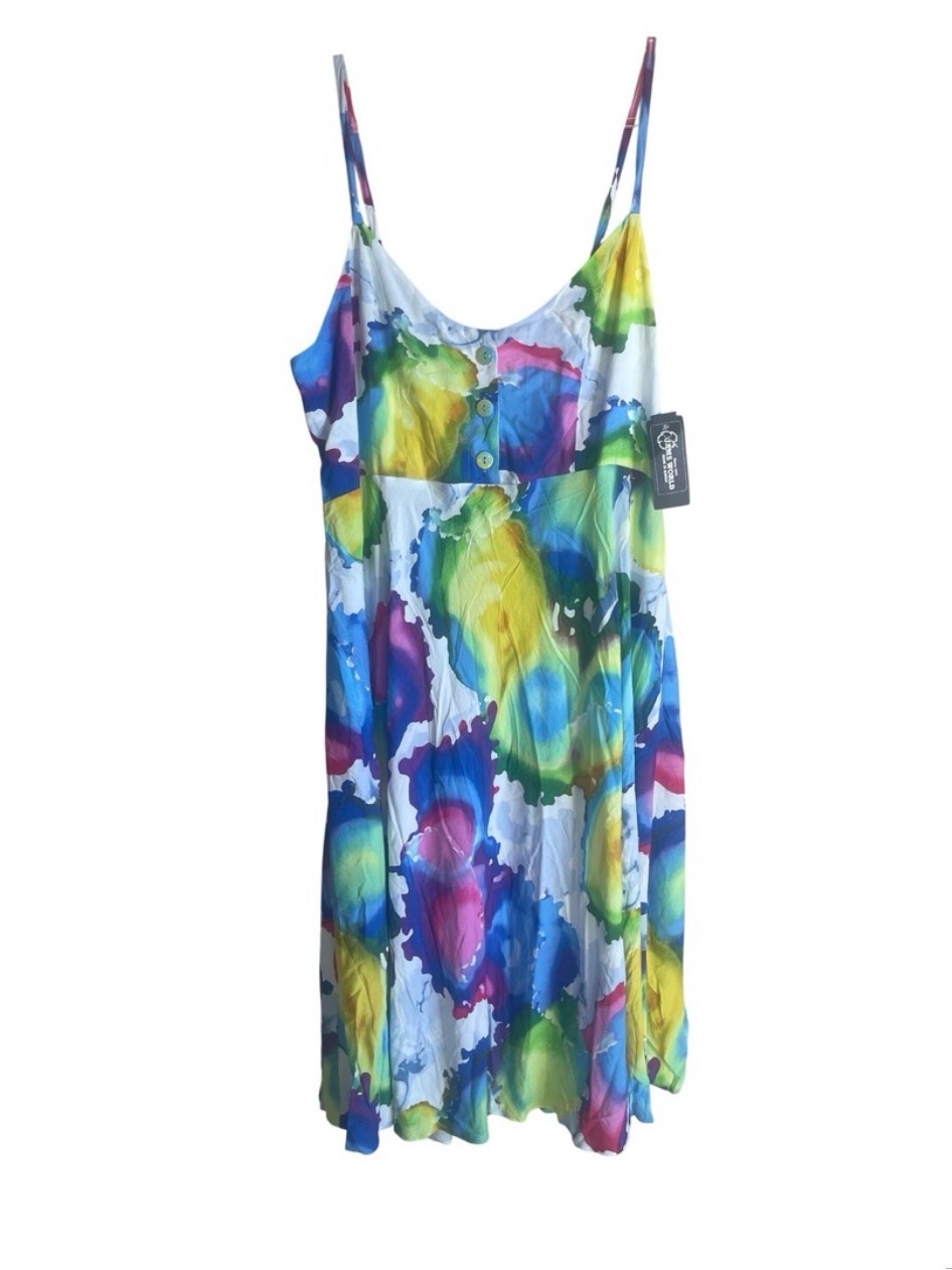Jams World Neptune Bliss Dress Womens Large Multicolor Nwt